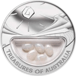 Australia - 1 dolar 2008 - Skarby Australii - Opale