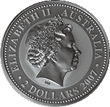 Australia - 2007, 2 dolary - Rok myszy 2008 - 2 uncje srebra