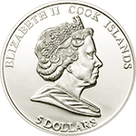 Cook Islands - 2009, 5 dolarów - James Cook\'s Endeavour