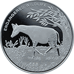 Kongo - 10 franc 2010 - Zagrożone zwierzęta - Okapi