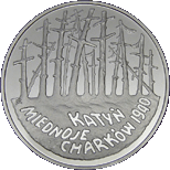 20 zł 1995 Katyń - Miednoje - Charków