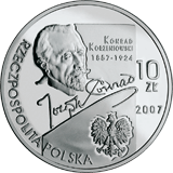 10 zł 2007 150. rocznica urodzin Konrad Korzeniowski