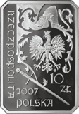10 zł 2007 Historia Jazdy Polskiej - Rycerz ciężkozbrojny XVw