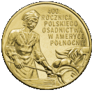 2 zł 2008 400. rocznica polskiego osadnictwa w Ameryce Północnej