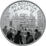 10 zł 2008 40. rocznica Marca '68 - monety