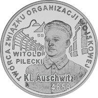 10 zł 2010 65. rocznica oswobodzenia KL Auschwitz-Birkenau - monety