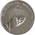 Somalia - 10$ - Benedykt XVI - Anulum Piscatoris - monety