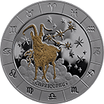 Rwanda - 2009, 1000 Francs - Znaki zodiaku - Koziorożec