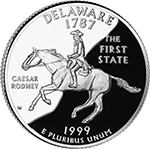 25 Centów 1999 - Delaware (D)