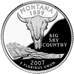 25 Centów 2007 - Montana (D)