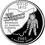 25 Centów 2002 - Ohio (P)