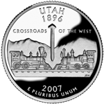 25 Centów 2007 - Utah (P)