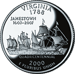 25 Centów 2000 - Virginia (D)