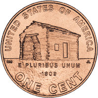 1 cent 2009 - Lincoln One Cent Coin - 1. Birth and Early Childhood in Kentucky (D)