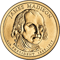 1 dolar 2007 - James Madison (D)