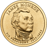 1 dolar 2008 - James Monroe (D)
