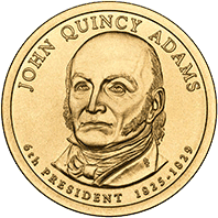 1 dolar 2008 - John Quincy Adams (D)