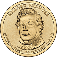 1 dolar 2010 - Millard Fillmore (D)