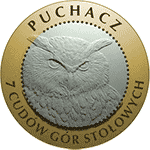7 Cudów Gór Stołowych 2009 - Polskie Parki Narodowe - Puchacz - monety