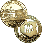 10 miedziaków miejskich 2009 - Moje miasto - Kraków - Barbakan - monety